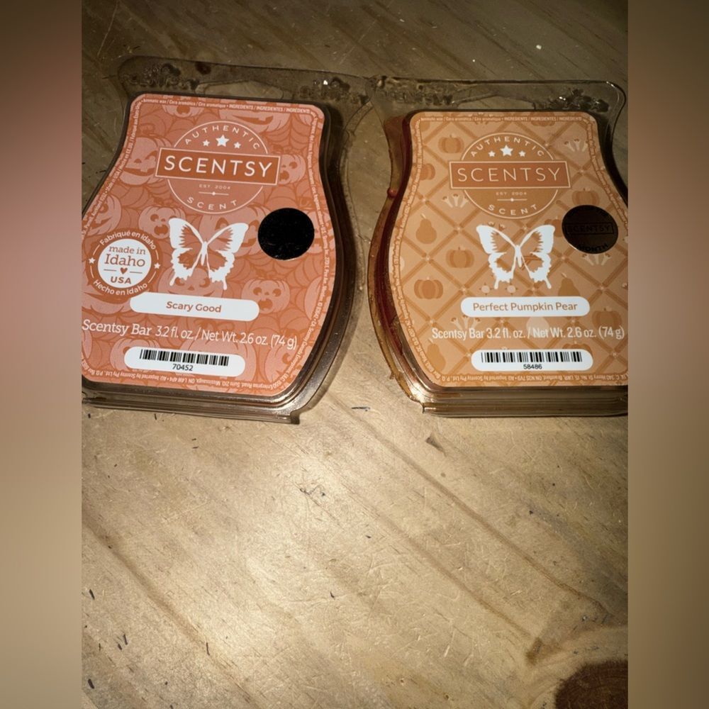 Scentsy Scary Good and Perfect Pumpkin Pear Wax Bars